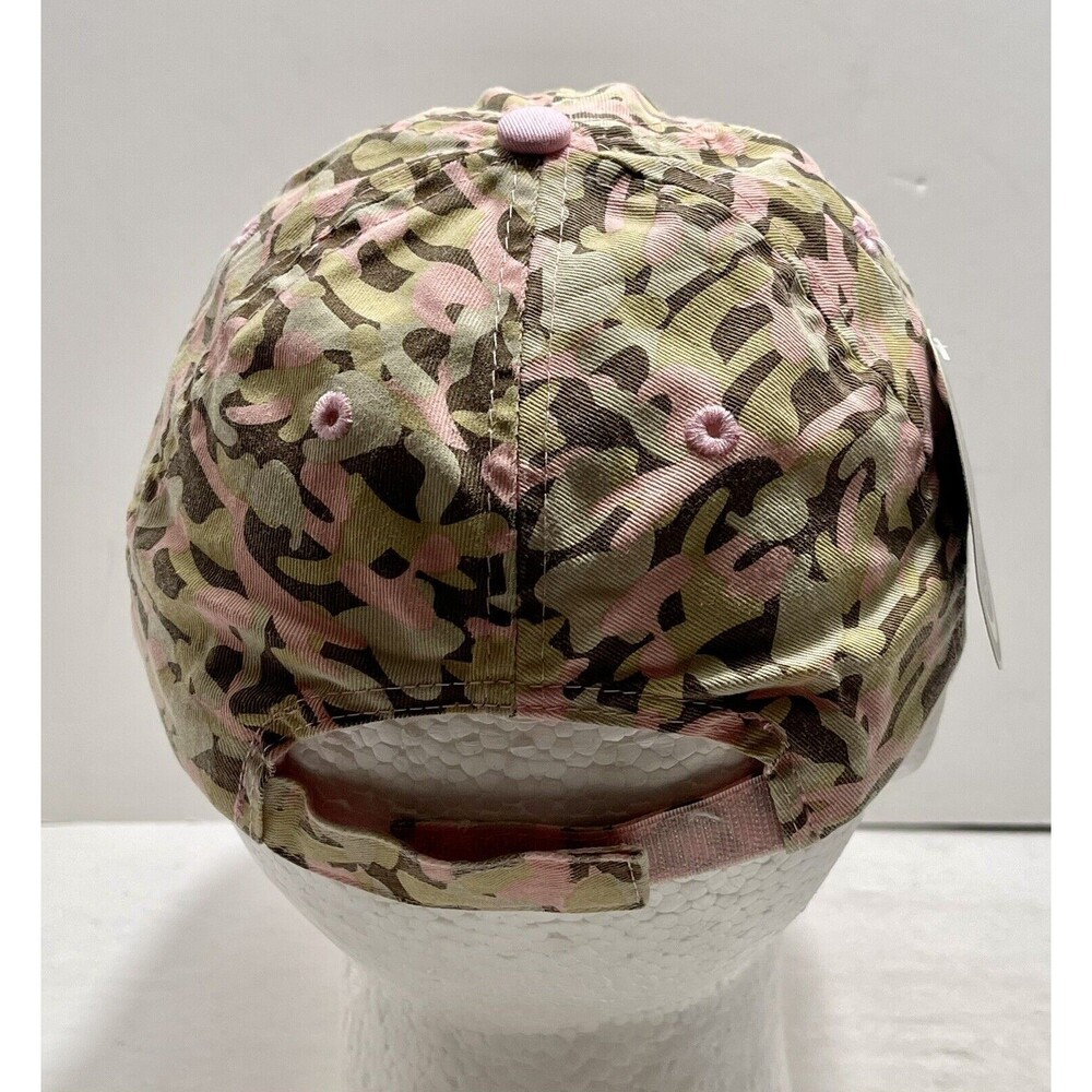 Alaska Head Gear "Alaska@ Embroidered Adjustable Hat Pink/Camo NWT - Picture 6 of 11
